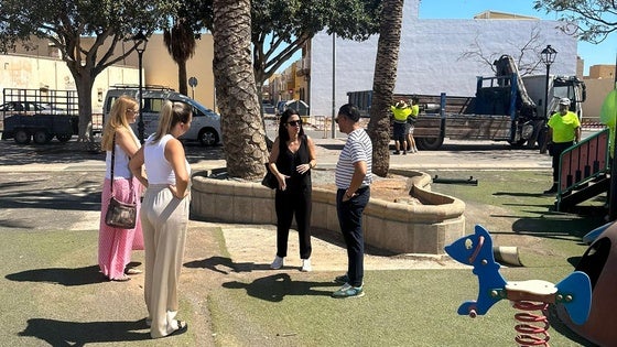La Mojonera inicia las obras de mejora del parque céntrico de Los Carreteros