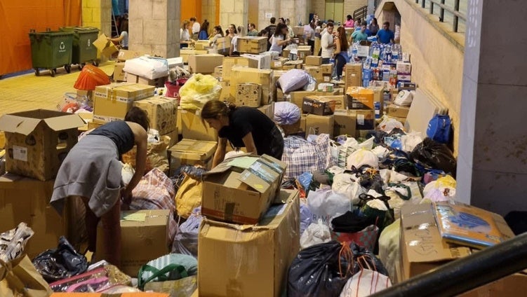 Ola de solidaridad en Roquetas de Mar