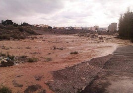 Una riada en el municipio en una foto de archivo de la asociación.