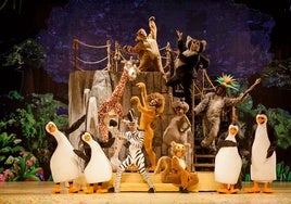 El musical Madagascar llega al Teatro Auditorio de Roquetas de Mar