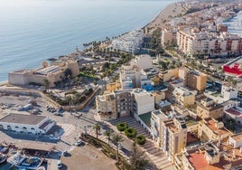 Una de las vistas panorámcas de la ciudad de Roquetas de Mar.