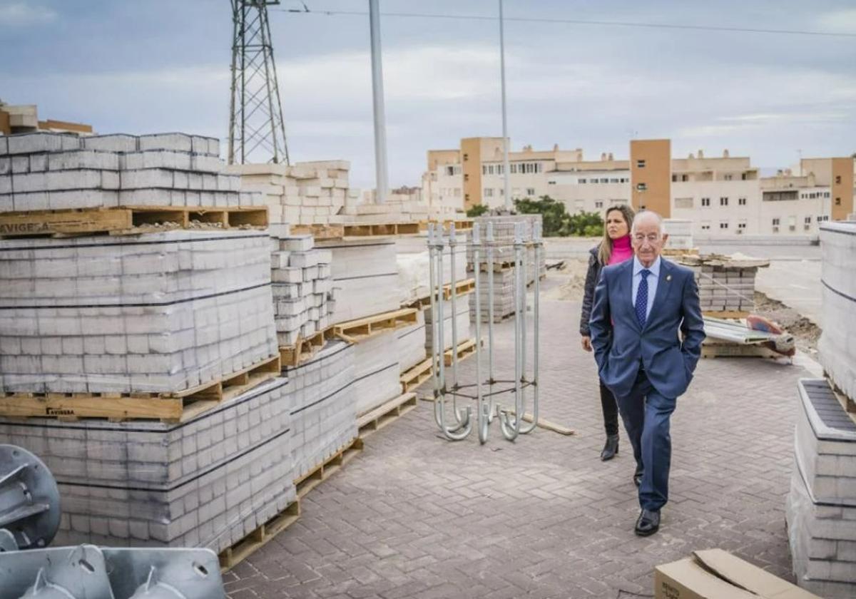 Obras de hace unos años en la Avenida Pedro Muñoz Seca.