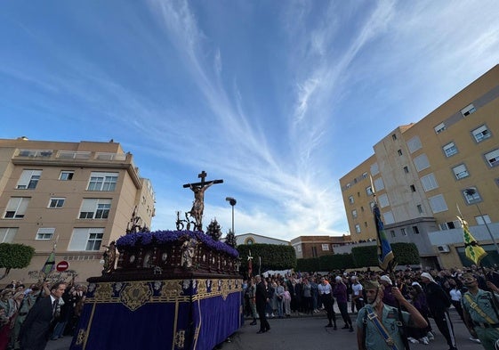 La Legión acompañó al Santísimo Cristo de la Buena Muerte en El Parador.