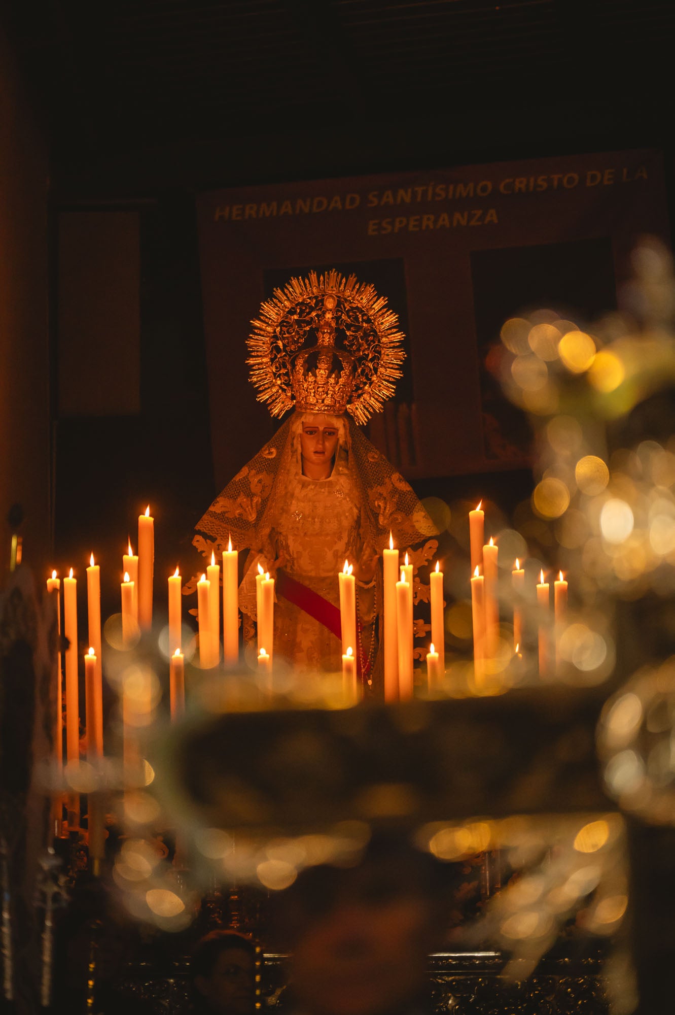 El Santísimo Cristo de la Esperanza y Nuestra Señora de la Pasión despiden el Viernes Santo en Vícar