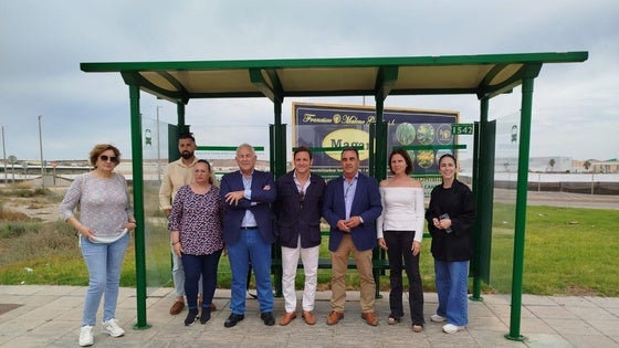 La Mojonera mejora la accesibilidad en todas sus paradas de autobús