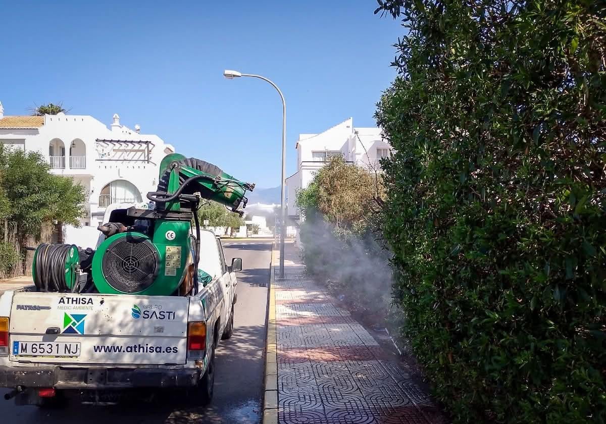 Roquetas refuerza las labores de prevención de mosquitos en la Urba y alrededores