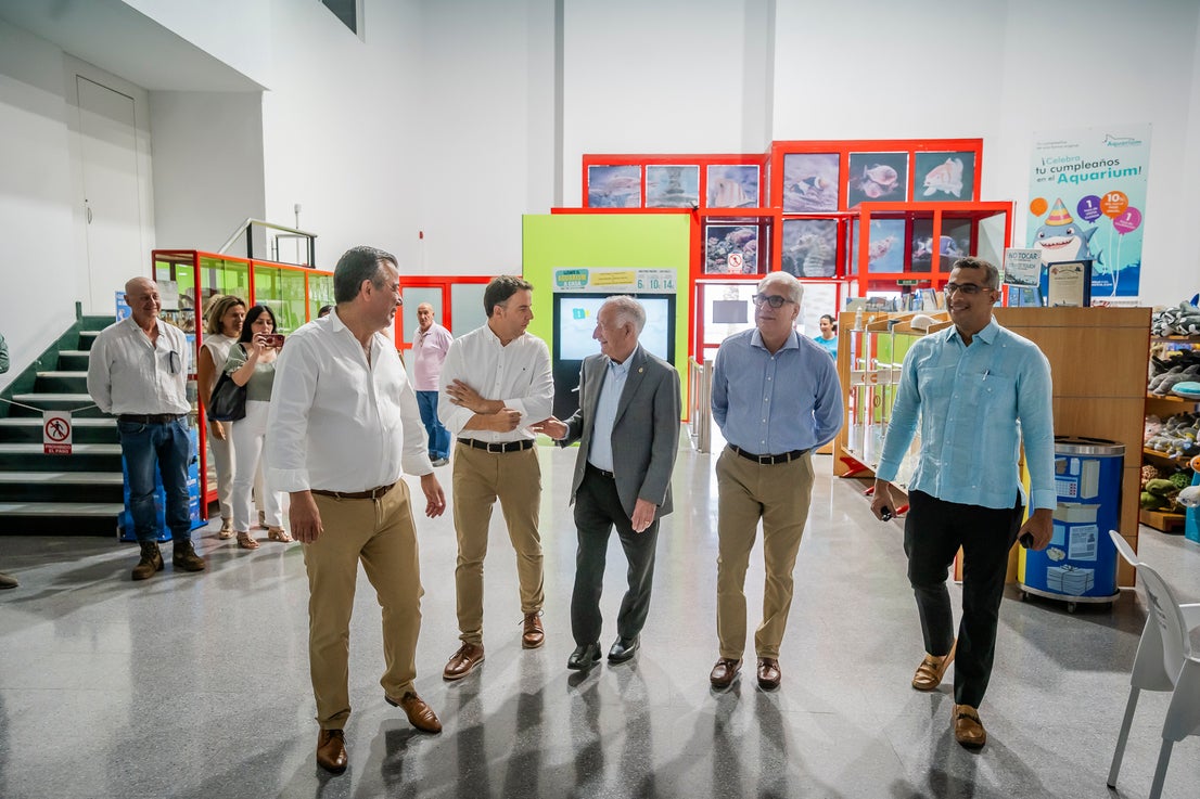El Aquarium Costa de Almería gana un aliado en América, en imágenes