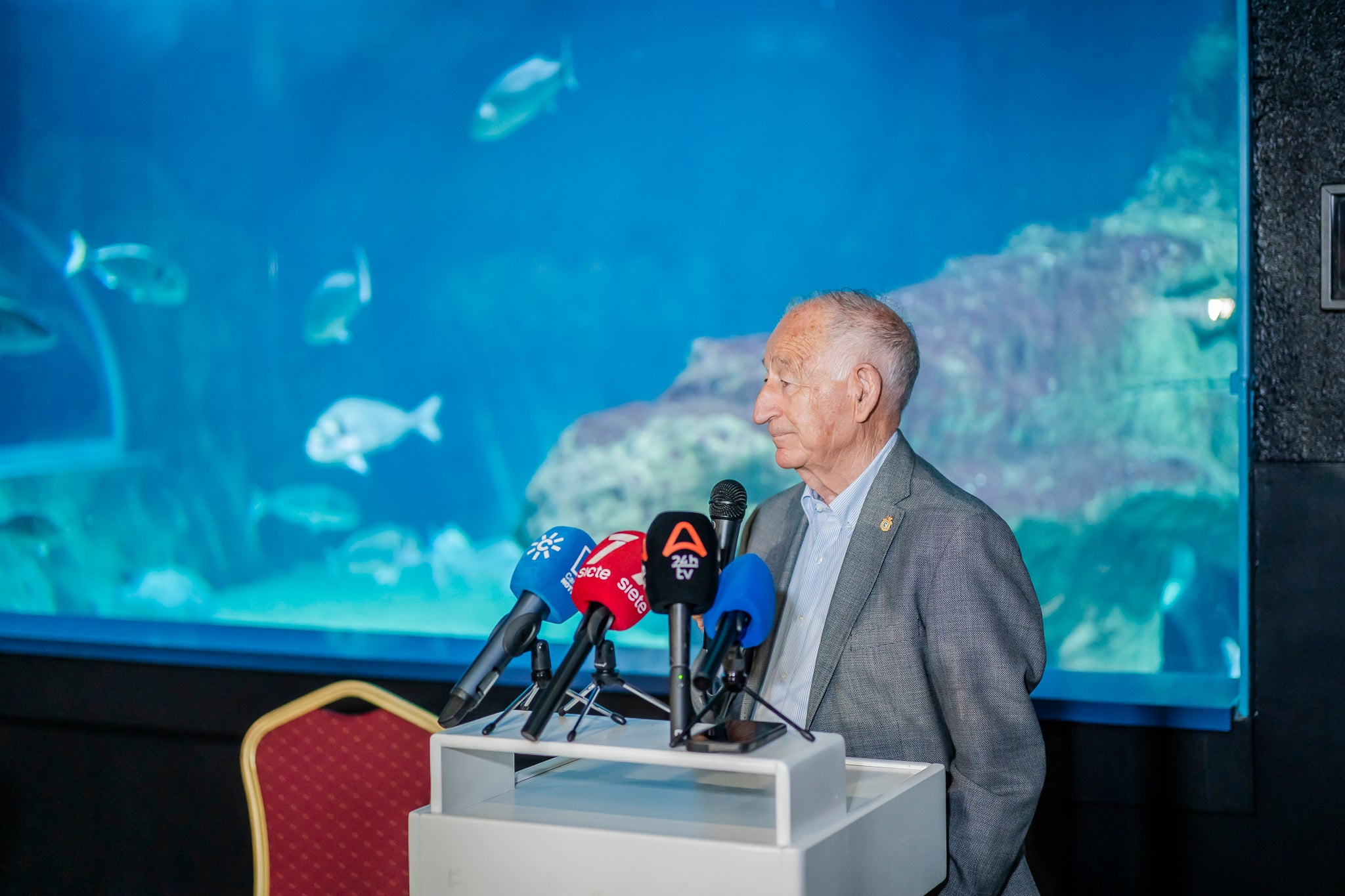 El Aquarium Costa de Almería gana un aliado en América, en imágenes