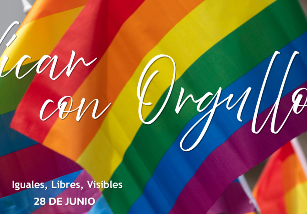 Uno de los carteles del Ayuntamiento de Vícar por el Orgullo.