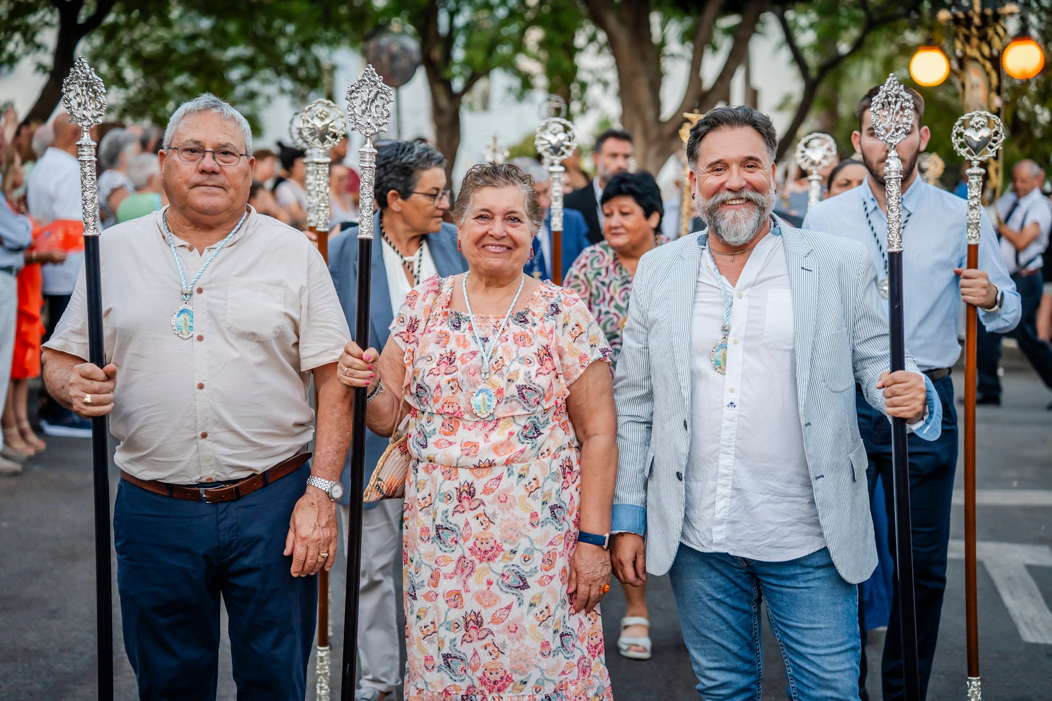 La Virgen del Carmen pasea por Aguadulce