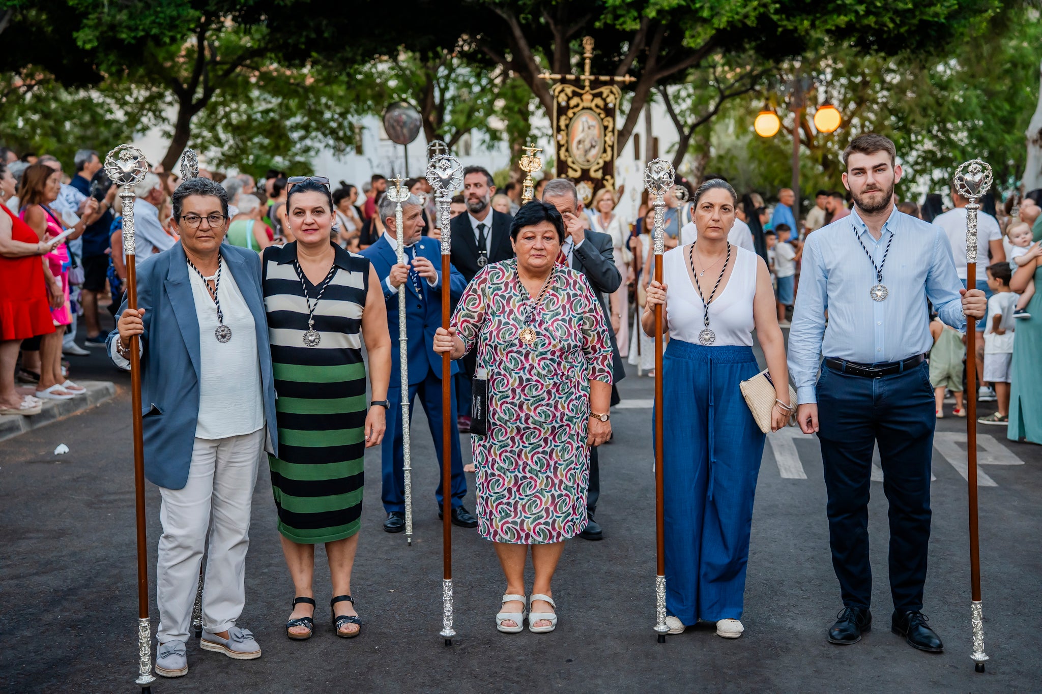 La Virgen del Carmen pasea por Aguadulce