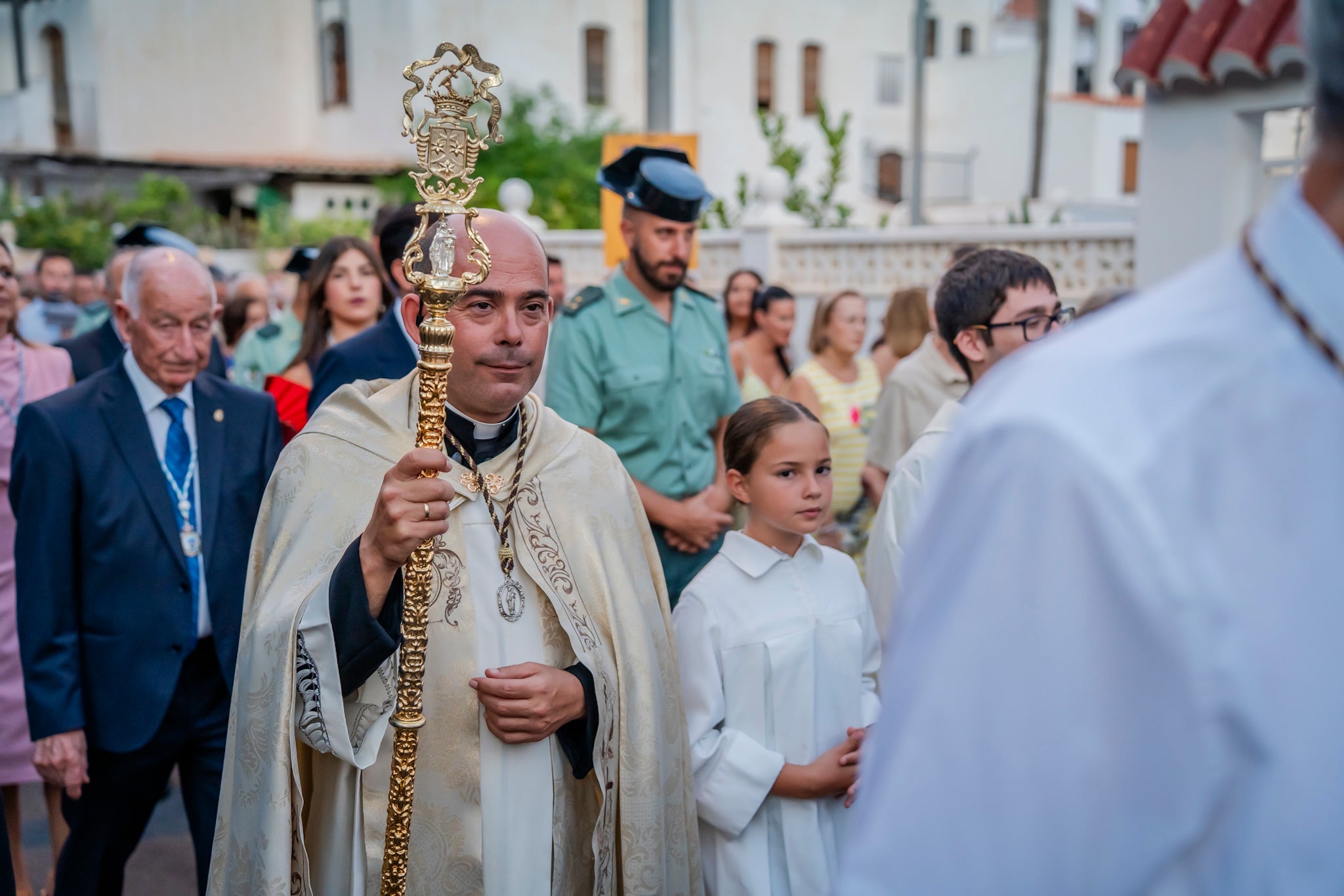 La Virgen del Carmen pasea por Aguadulce