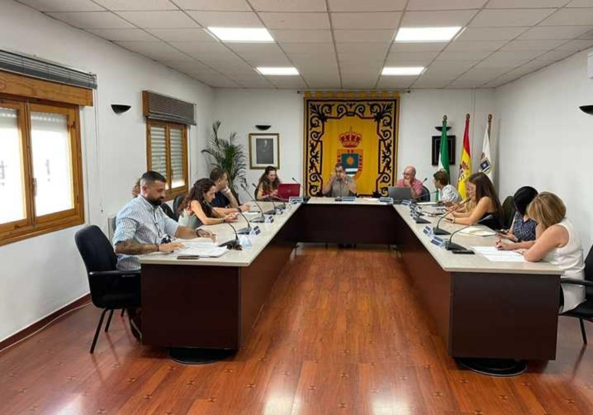 Pleno realizado en el Ayuntamiento de La Mojonera.