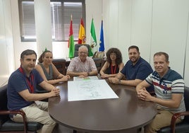El equipo Eracis realiza una reunión en el municipio de Vícar.