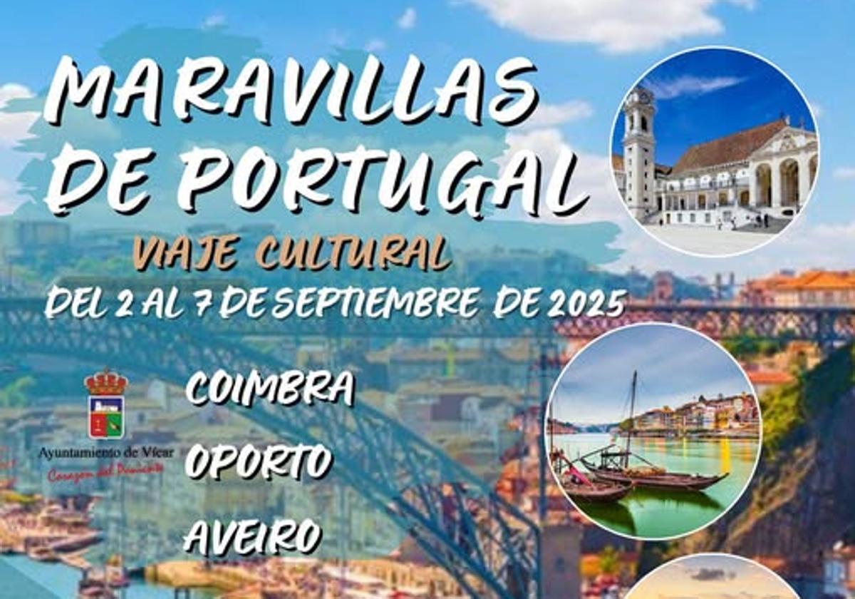 Cartel del viaje cultural.