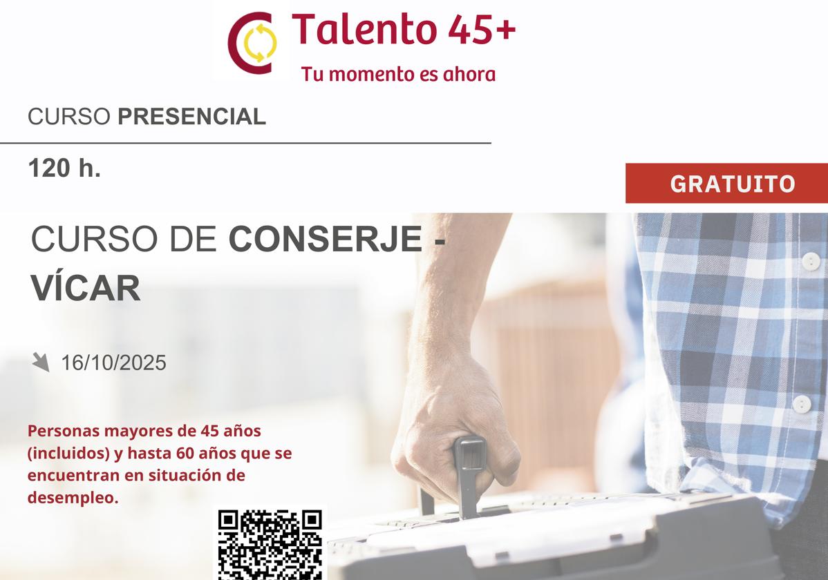 La Cámara de Comercio organiza un curso de conserje para mayores de 45 años en desempleo