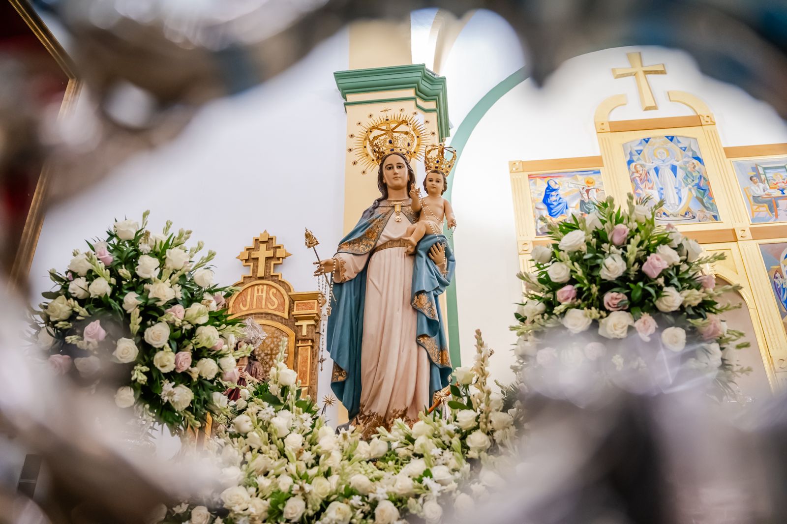 La procesión de la Virgen del Rosario de Roquetas de Mar 2025, en imágenes
