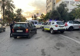 Control policial en Vícar