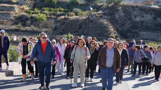 La Olimpiada de Mayores de Vícar realiza una visita por de Huécija, Terque y Alhabia