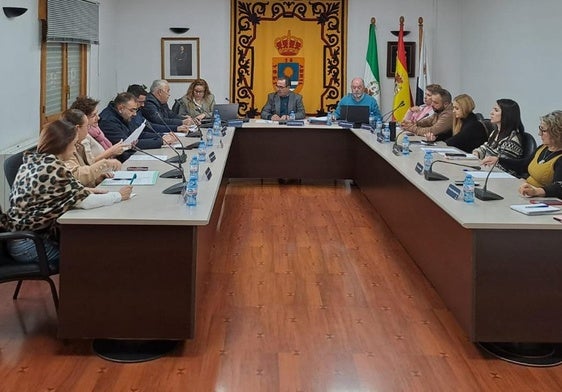 Un momento del Pleno Municipal de La Mojonera.