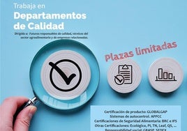Cartel anunciador del curso.