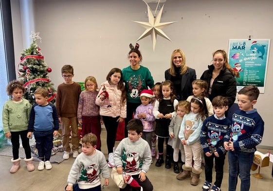 Foto grupal de la actividad en Roquetas.