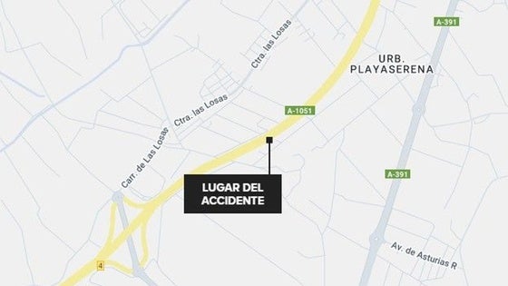 Cuatro heridos en una colisión múltiple en Roquetas de Mar con siete vehículos implicados
