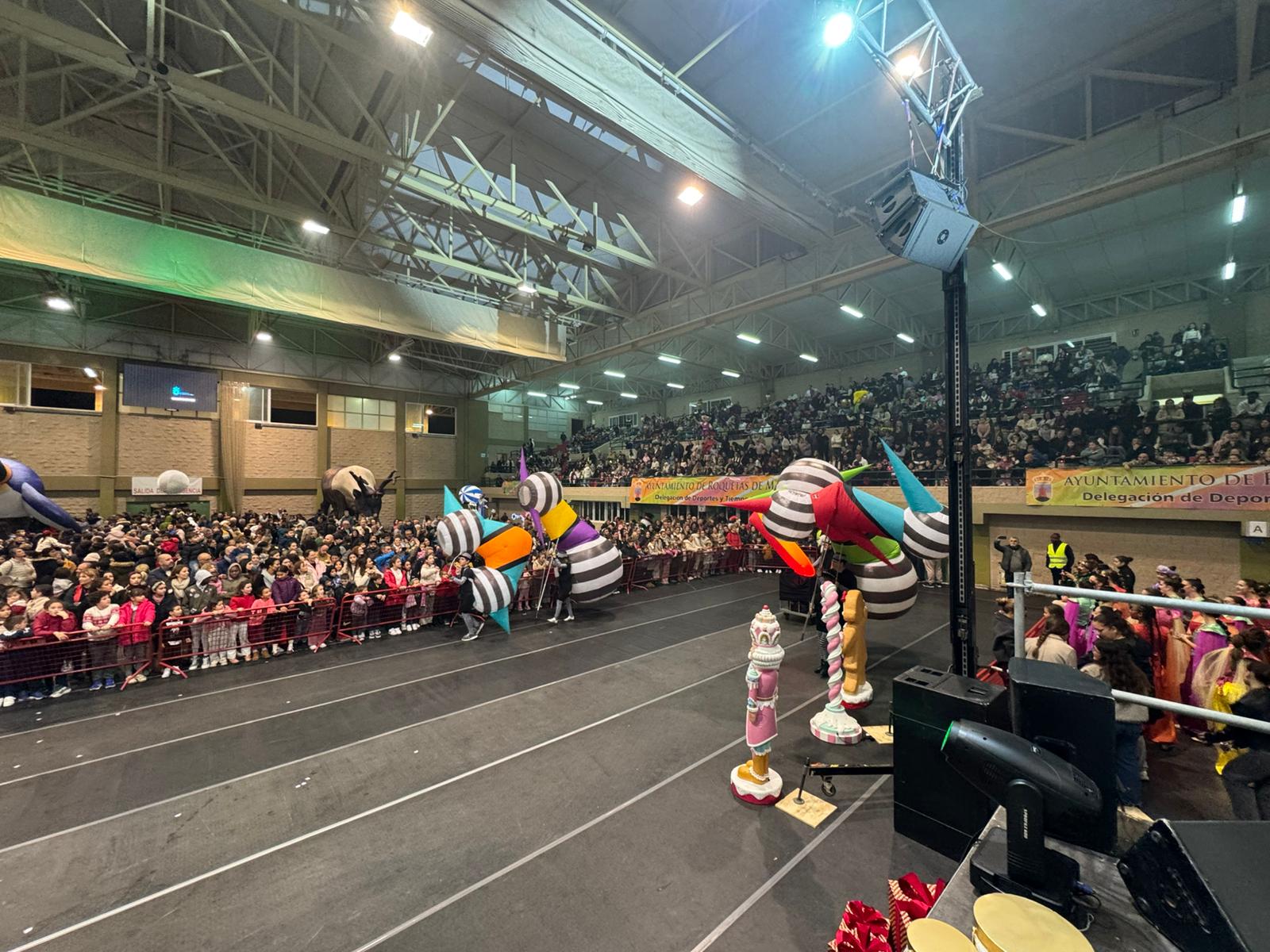 Así se vivió la Cabalgata de Reyes en Roquetas de Mar, Aguadulce y El Parador