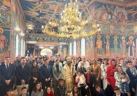 La Iglesia Ortodoxa Rumana de Roquetas celebra la misa del Bautismo del Señor