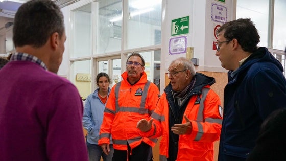 Antonio Bonilla supervisa el dispositivo especial de seguridad por el temporal