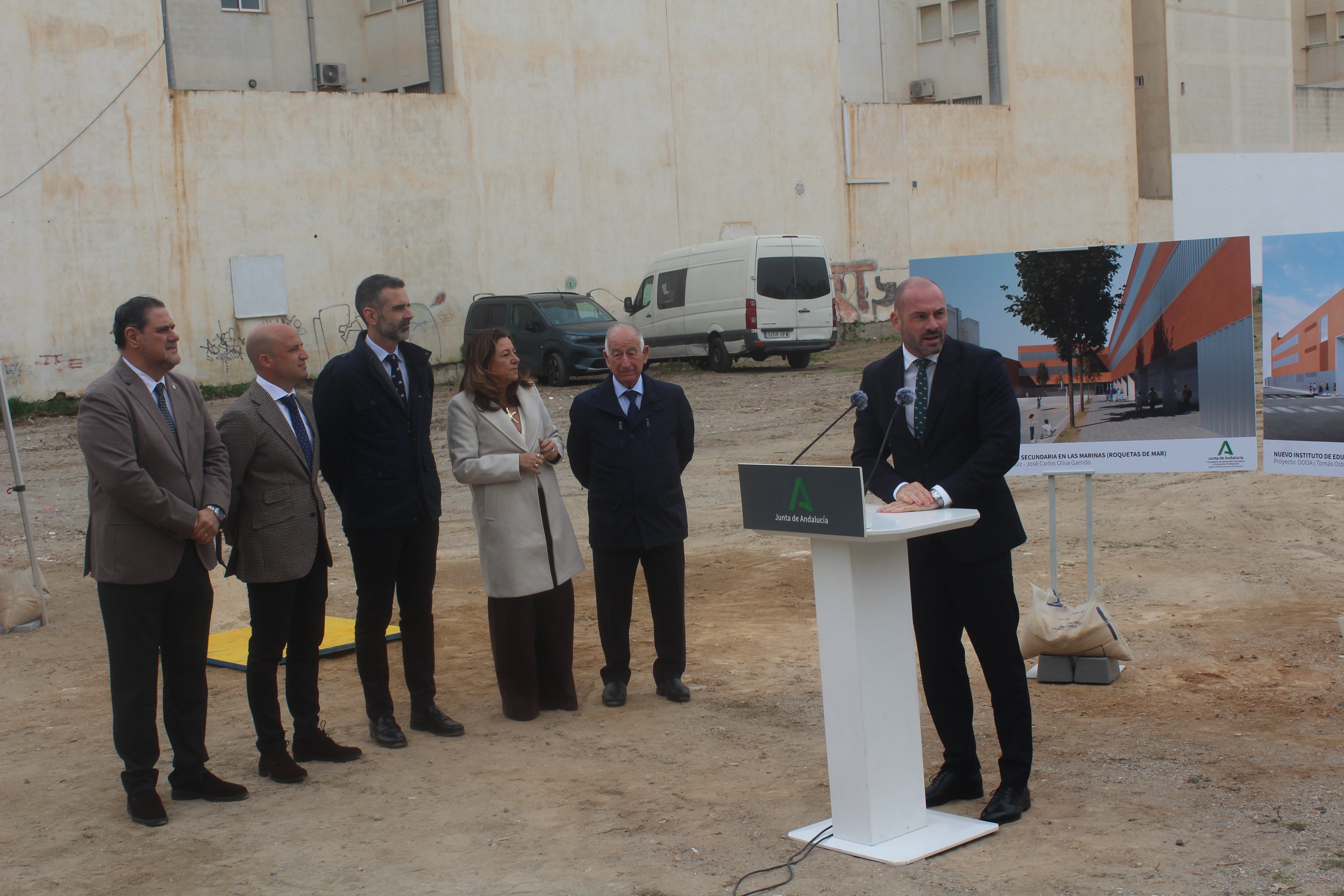 Primera Piedra del IES Las Marinas de Roquetas, en imágenes