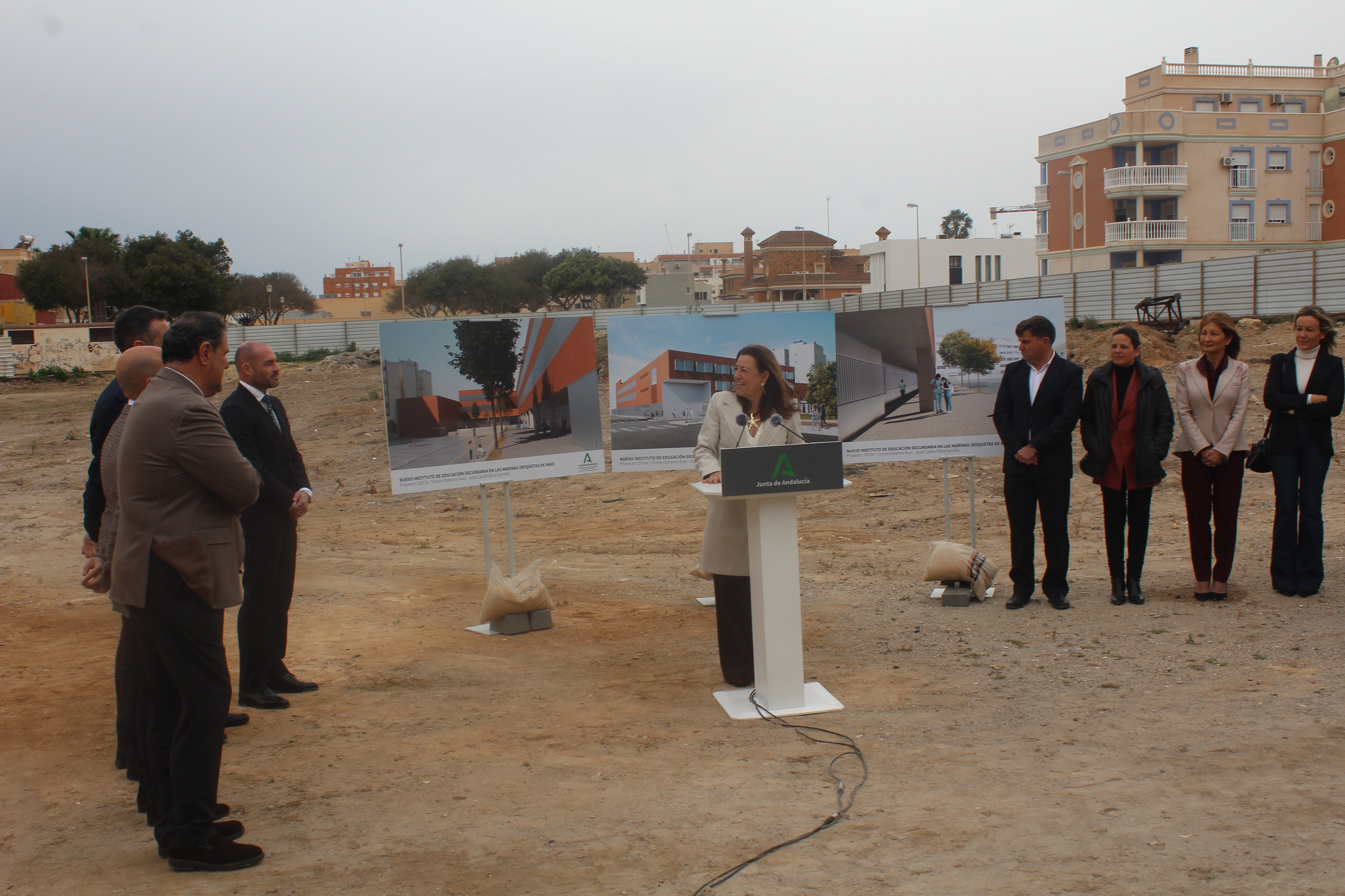 Primera Piedra del IES Las Marinas de Roquetas, en imágenes