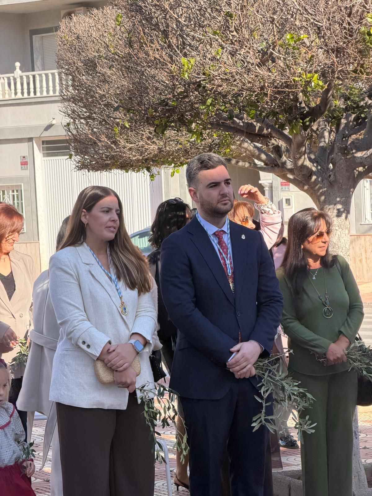 Roquetas ve pasar La Borriquita por sus calles