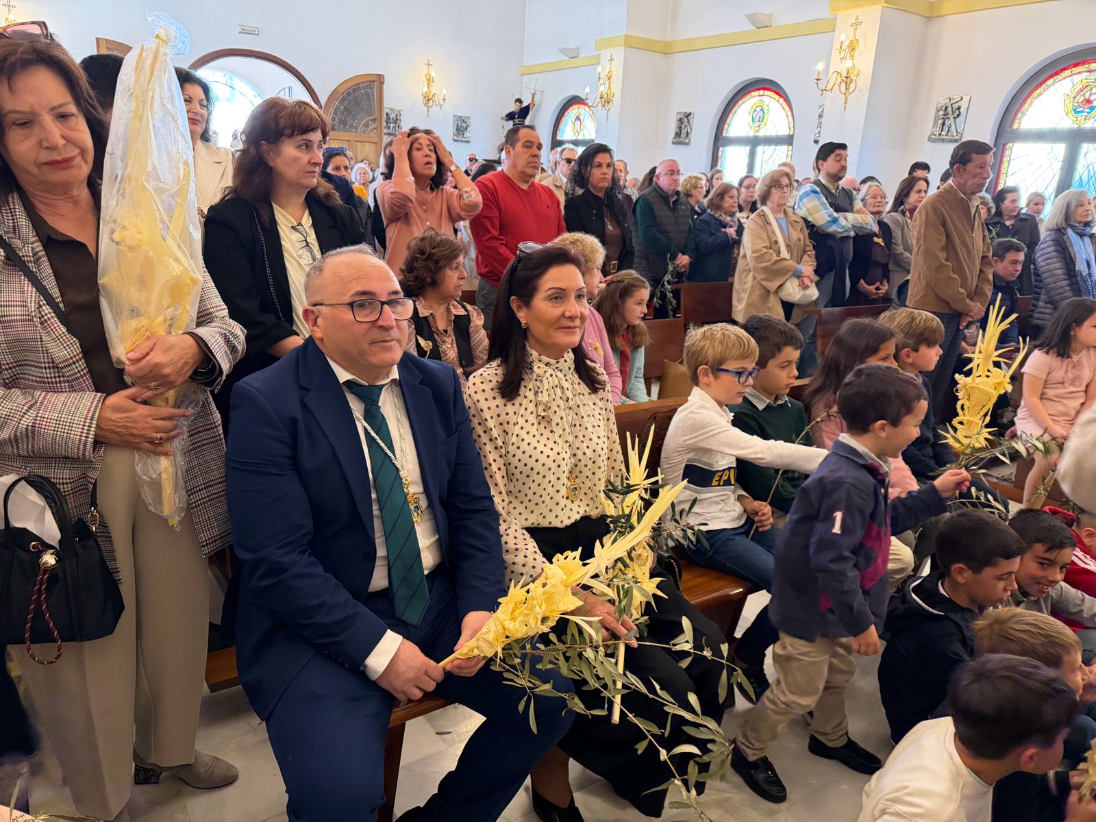 Roquetas ve pasar La Borriquita por sus calles