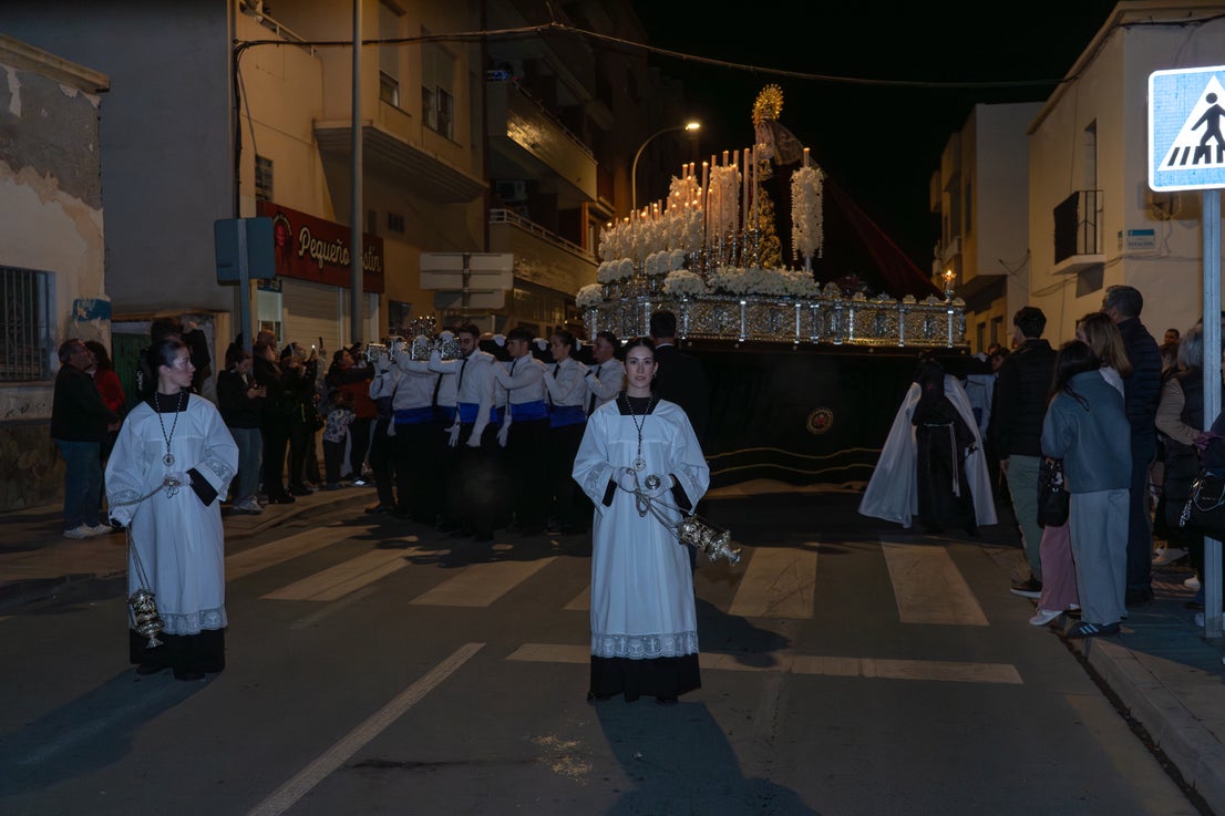 Así se vivió la procesión de Nuestra Señora de Los Dolores