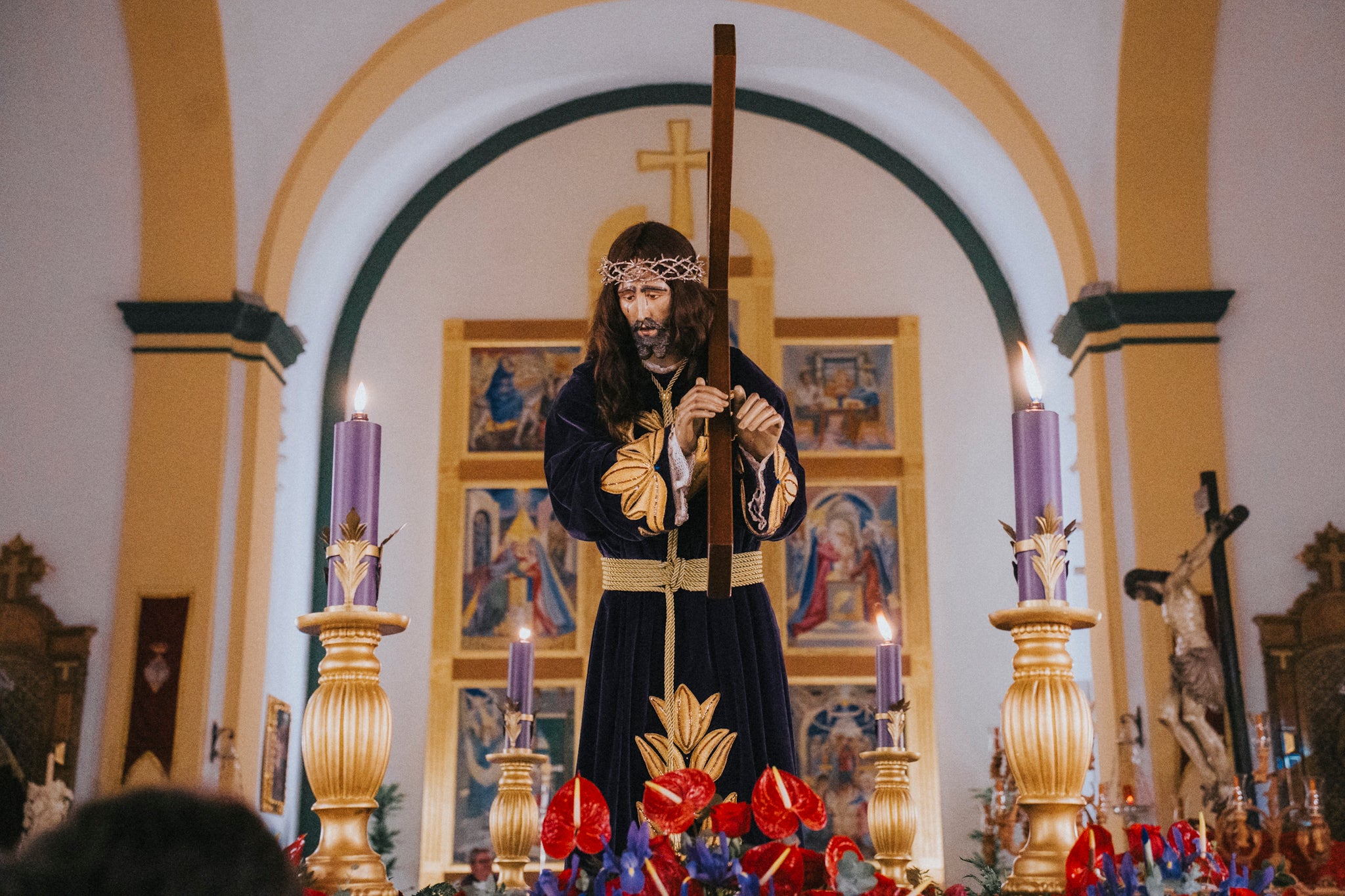 Así se vivió el paso de Nuestro Padre Jesús Nazareno por Roquetas