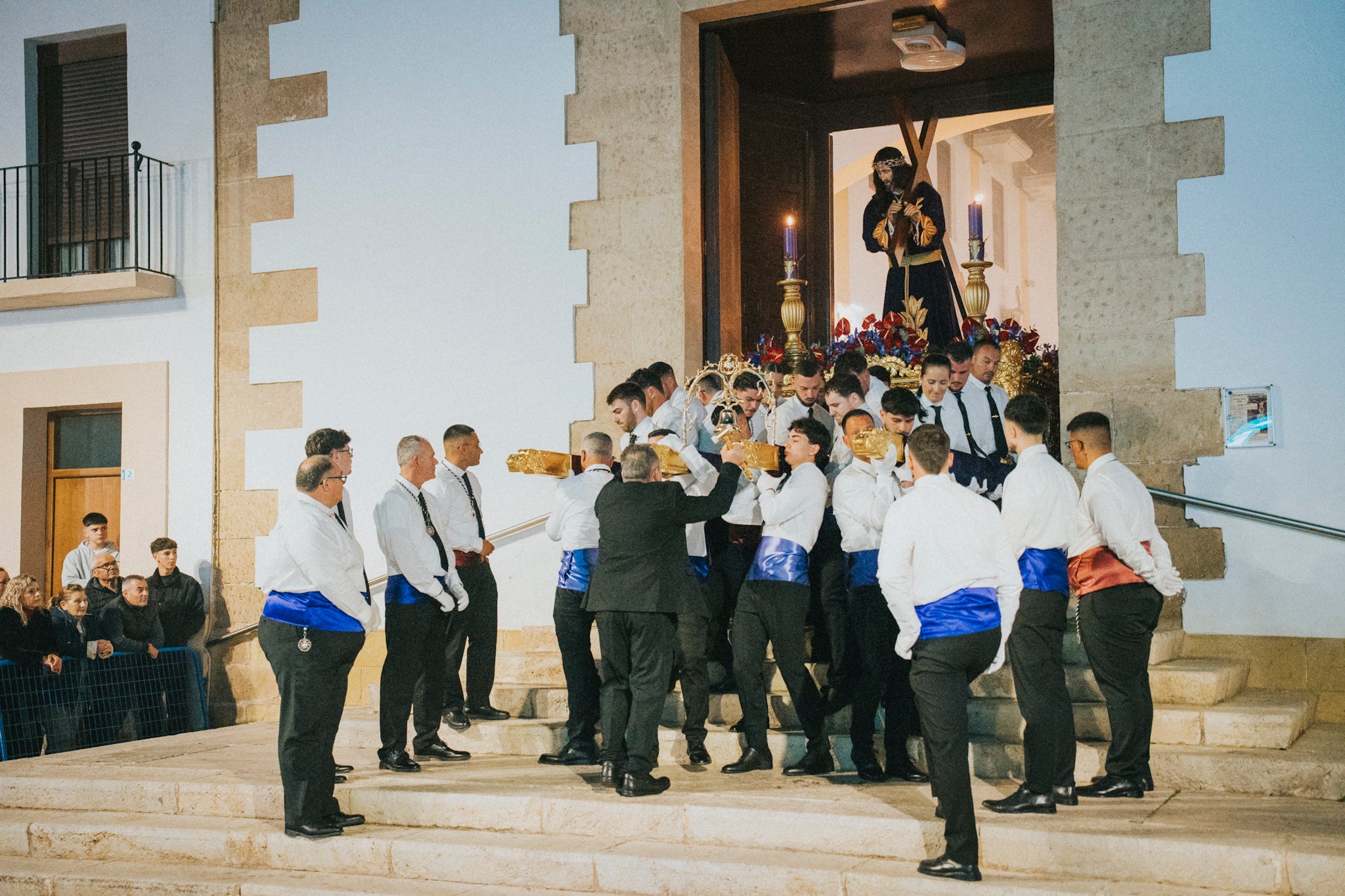 Así se vivió el paso de Nuestro Padre Jesús Nazareno por Roquetas