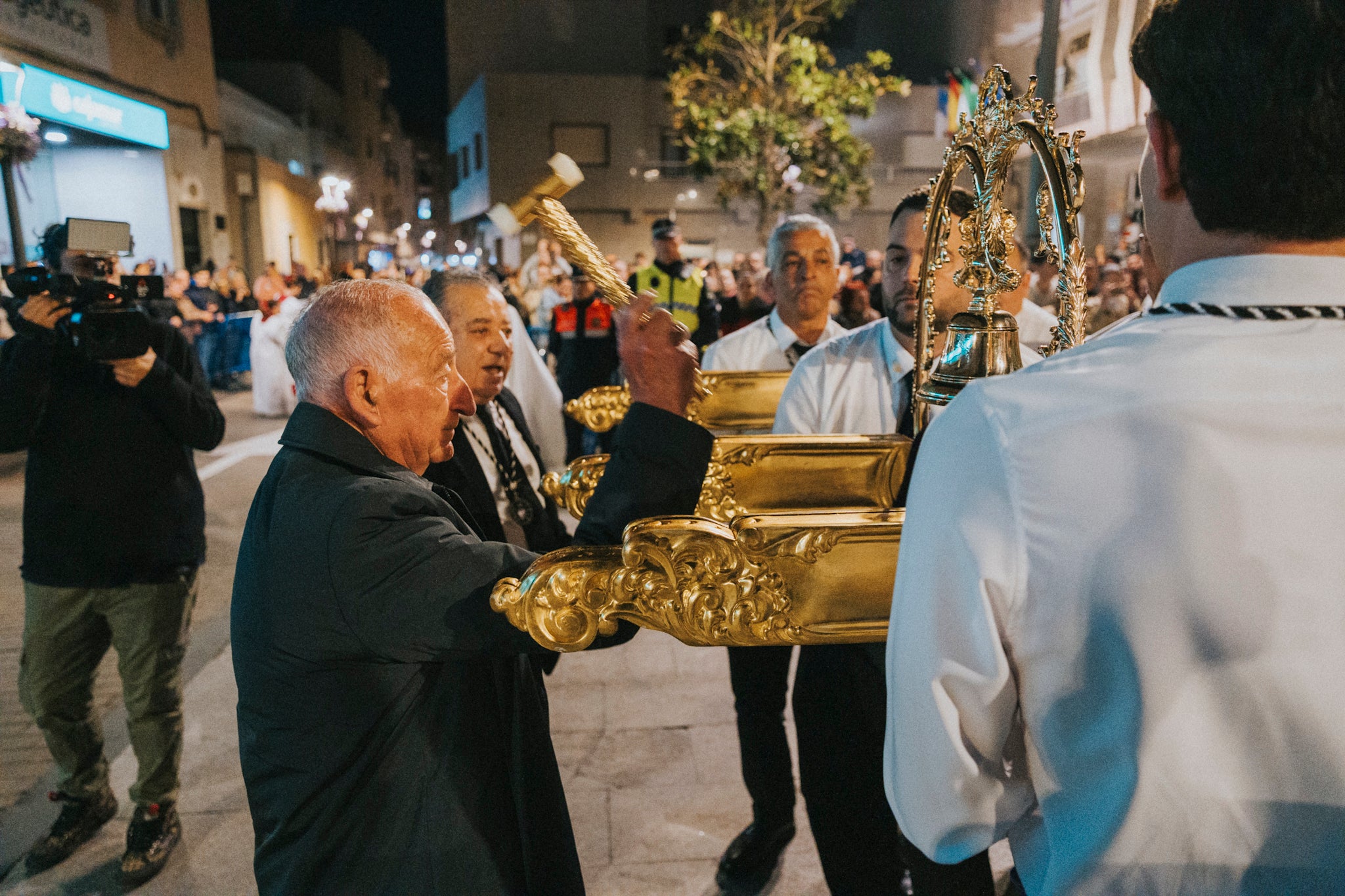 Así se vivió el paso de Nuestro Padre Jesús Nazareno por Roquetas