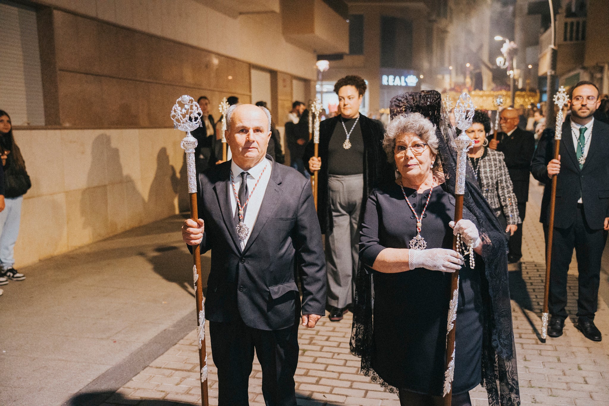 Así se vivió el paso de Nuestro Padre Jesús Nazareno por Roquetas