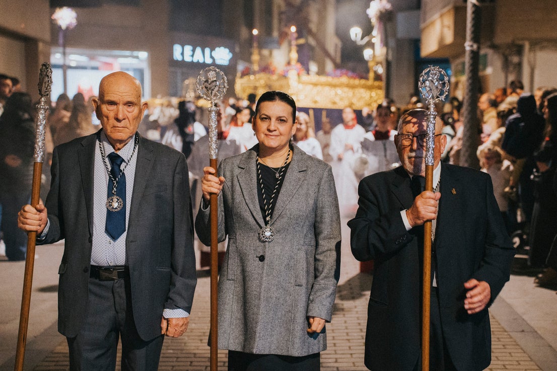 Así se vivió el paso de Nuestro Padre Jesús Nazareno por Roquetas