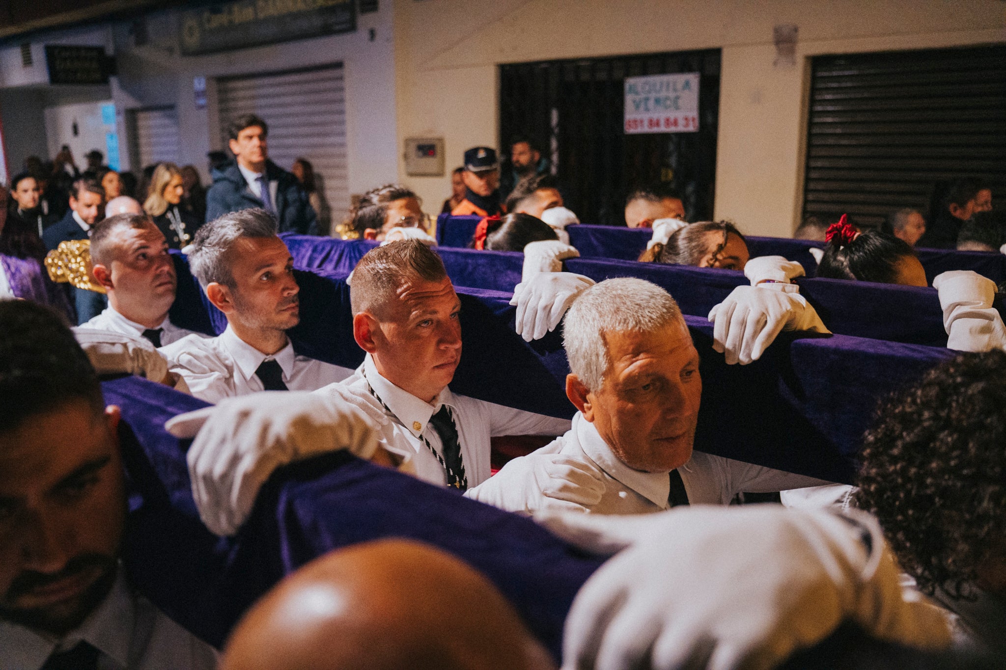 Así se vivió el paso de Nuestro Padre Jesús Nazareno por Roquetas