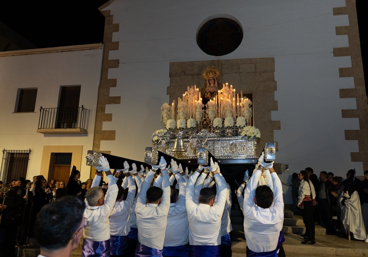 Así se vivió la procesión de Nuestra Señora de Los Dolores