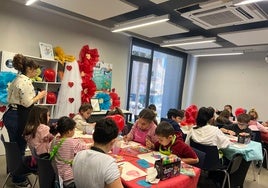 Uno de los talleres realizados en el Aula del Mar.