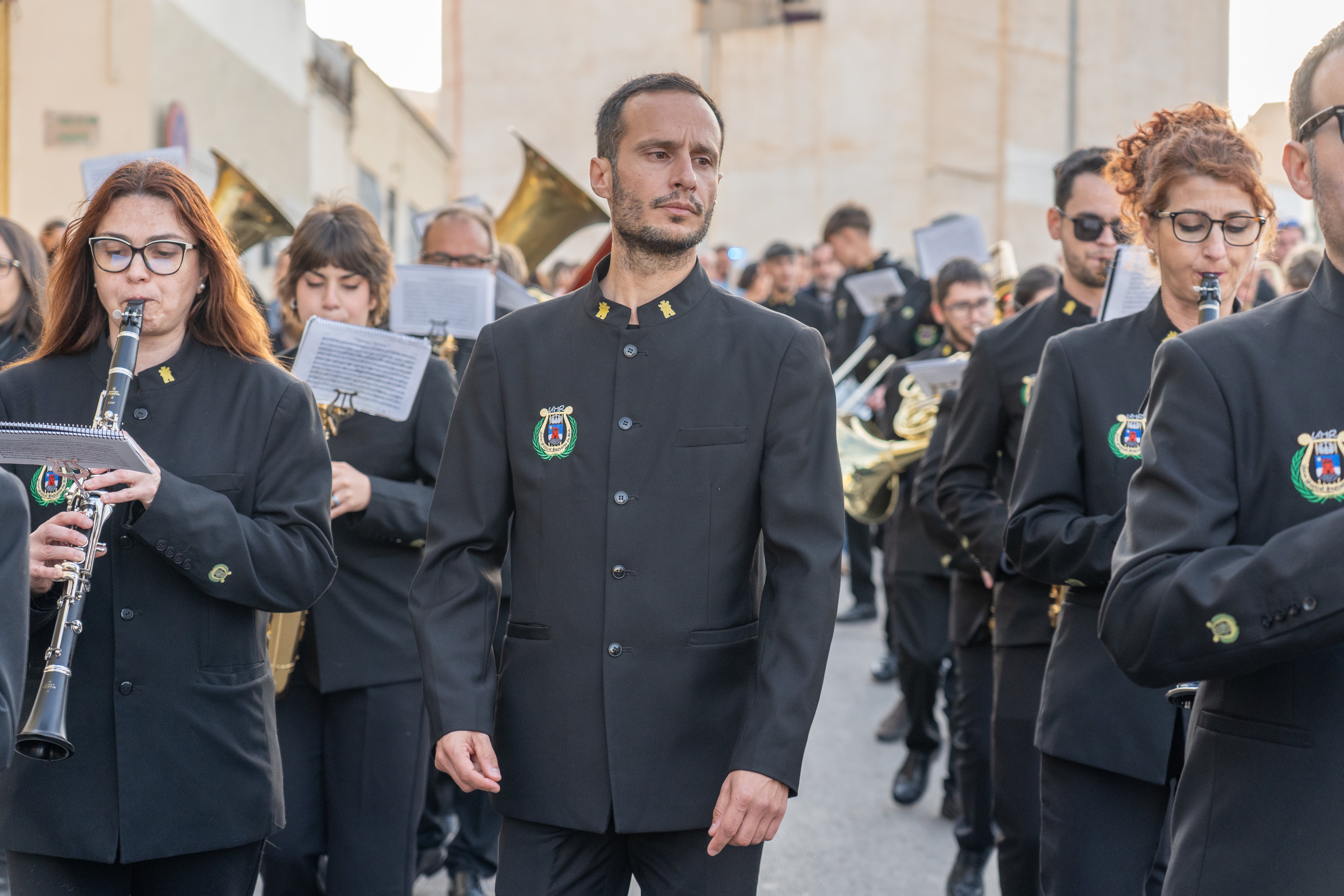 San Marcos recorre en procesión las principales calles de Roquetas, en imágenes