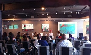 Encuentro en AM Gallery con Marina Anaya