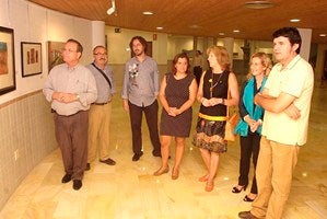 Emilio Pérez, Ana Sánchez, Manuel Lucas y Juan Luis Cortés, exponen en la Escuela de Música