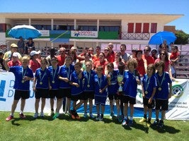 El CD Roquetas cierra con un tercer puesto un brillante Campeonato de Andalucía de fútbol benjamín