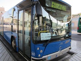 Las paradas de Roquetas serán las primeras en informar de los tiempos de espera