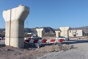 Fomento reinicia las obras de la variante con los trabajos de limpieza y desbroce