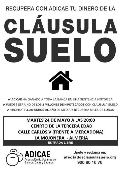 Imagen del cartel de la charla. 